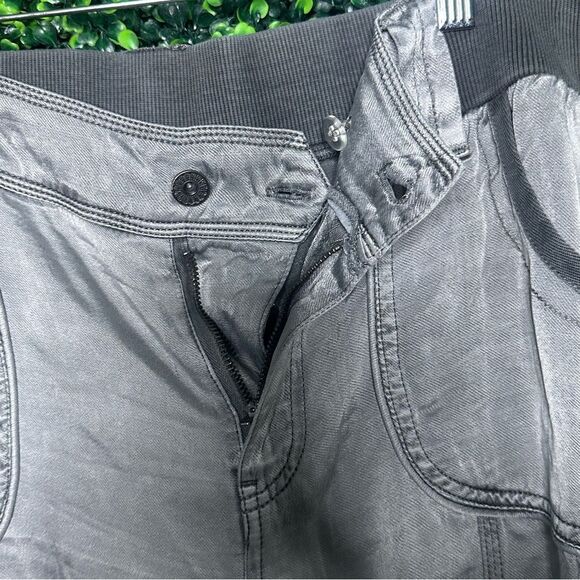 Marrakech Tari Crinkle Cupro Lux Granite Jogger Pants Sz M - Picture 9 of 13